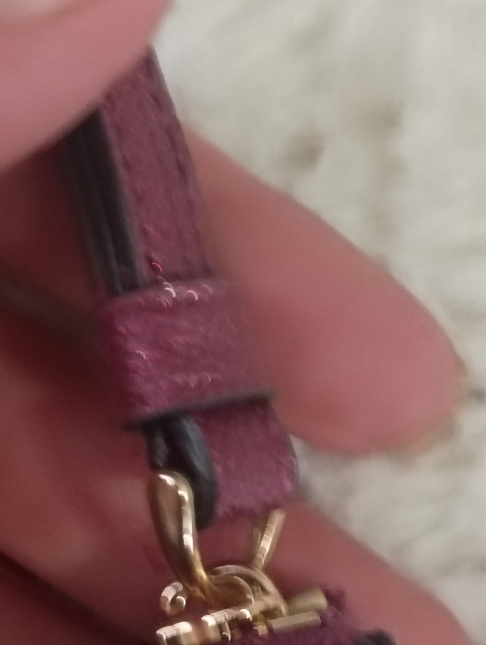 COACH Metallic Corner Zip Wristlet - Picture 7 of 10